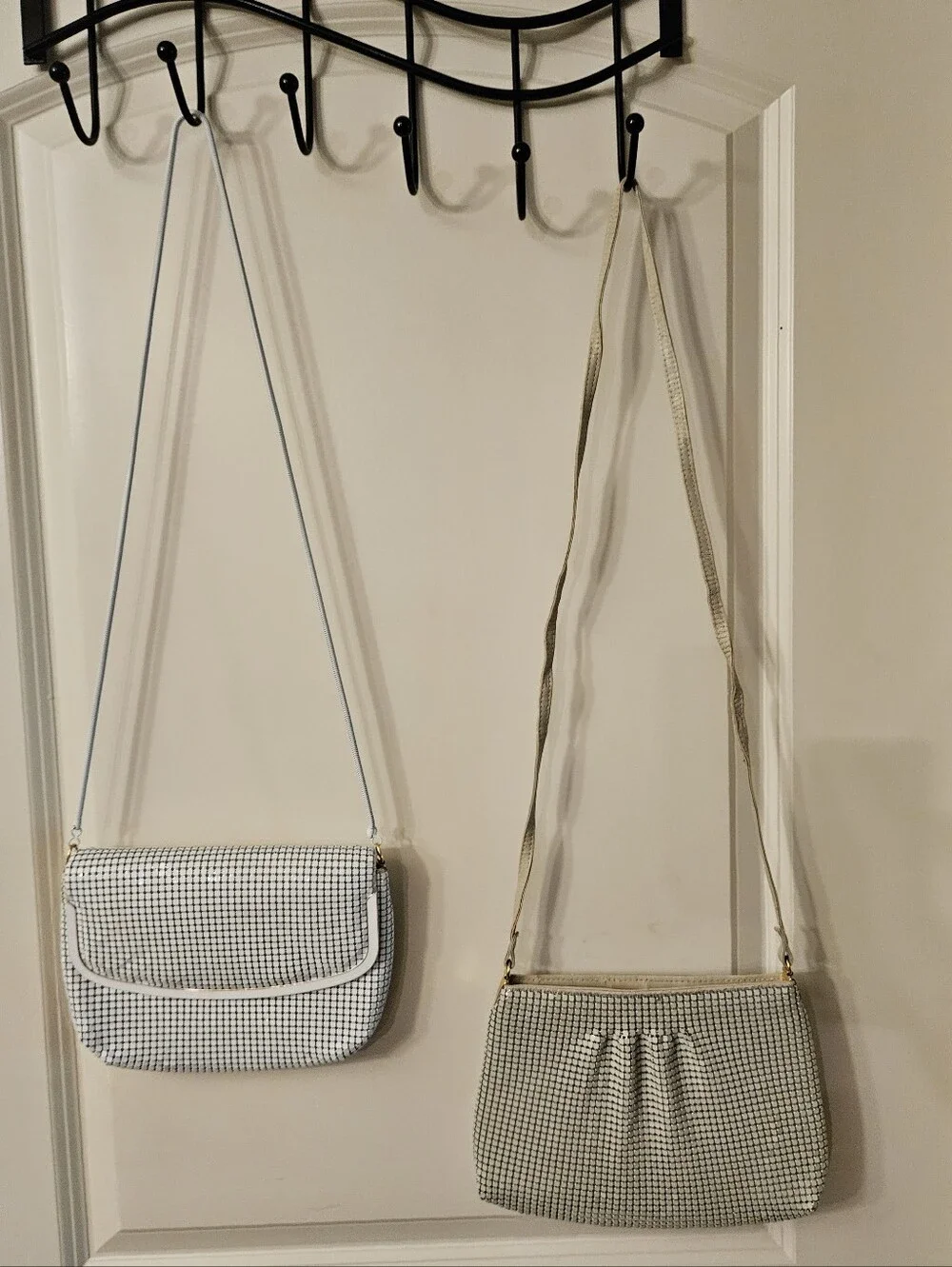 Vintage 70s/80s Metal Mesh Shoulder Bags - Set Of 2